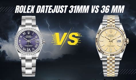 rolex datejust 31 vs 28
